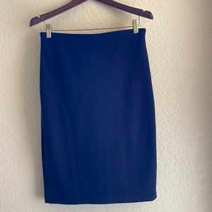 Philosophy republic clothing, size 6 blue pencil skirt